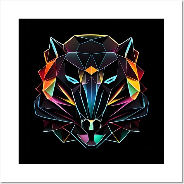 Chromatic Roar Wall Art by StupidHead